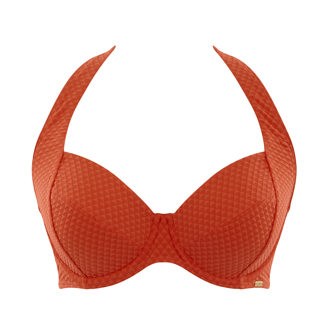 Biquíni Halter de Copa Mole Echo Orange